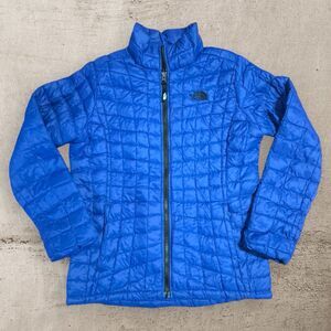 The North Face Girls Thermoball Full-Zip Jacket Blue Youth LG 14/16